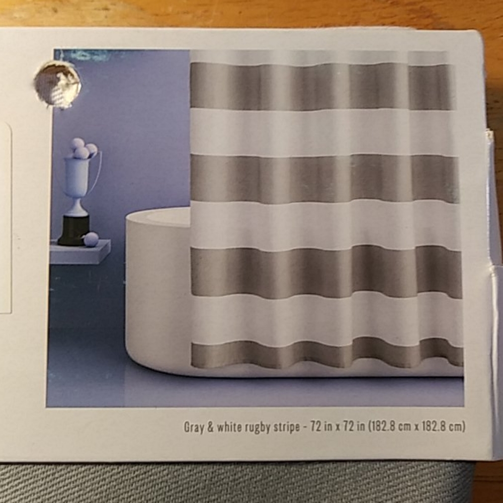 Room essentials fabric shower curtain